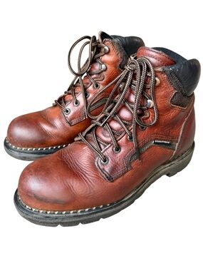 Red Wing 926 DynaForce Work Boots Sz 9-1/2 EE Brown Lace Up EH Rated